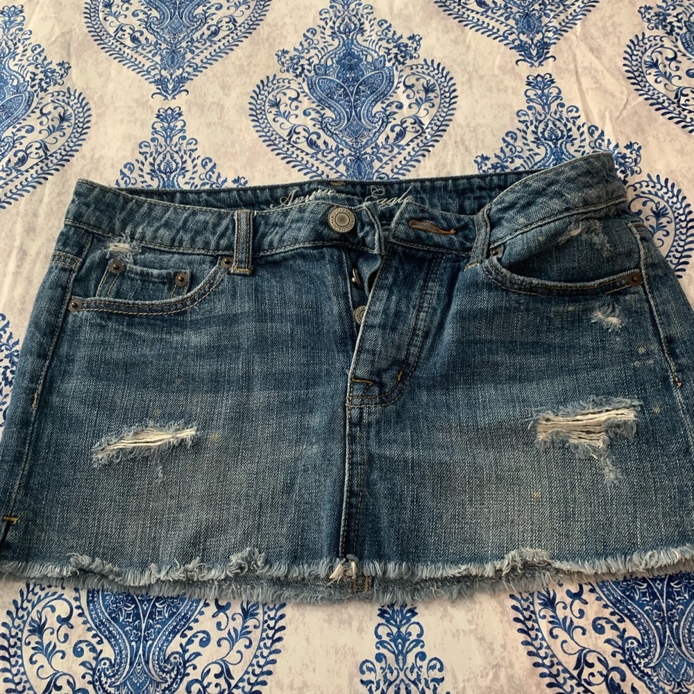 American Eagle Juniors Jean Skirt sz 2